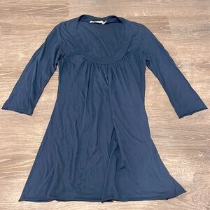 Saint Grace 3/4 Sleeve Rounded Neck Shirt Tunic Length